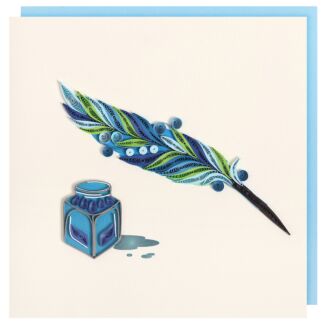 Quilling ‘Quill & Inkwell’ Card