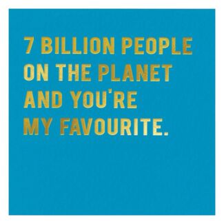 Cloud Nine Cloud Nine ‘7 Billion People’  Greetings Card