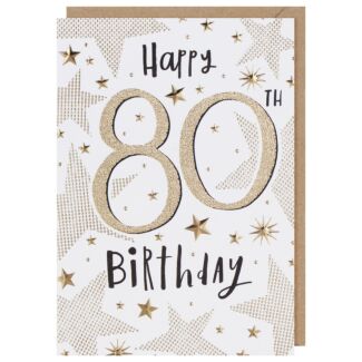 Bijou 80th Birthday Card