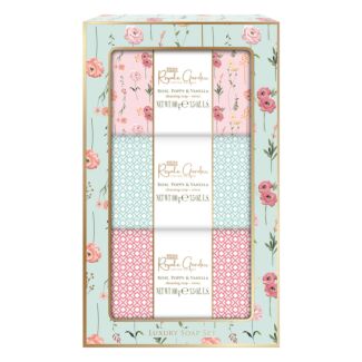 Royale Garden Rose, Poppy & Vanilla Luxury Soaps Gift Set