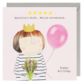 Five Star Wife Birthday Card