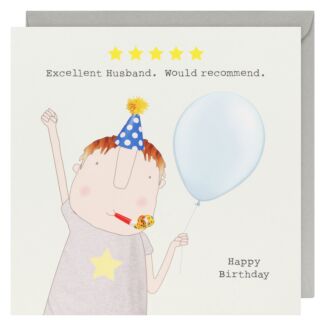 Five Star Husband Birthday Card