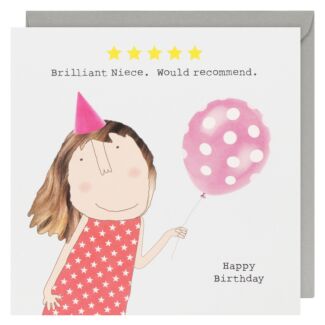 Five Star Niece Birthday Card