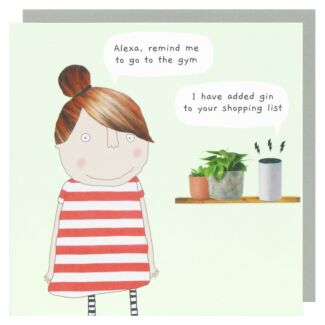 Alexa Gin Greetings Card