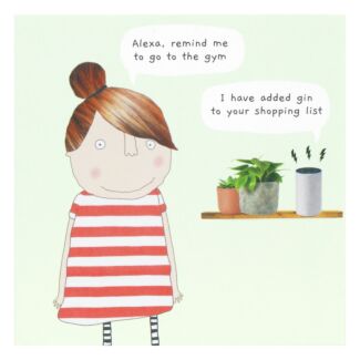 Alexa Gin Greetings Card