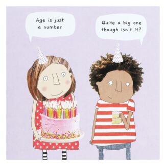 ‘Big Number’ Birthday Card