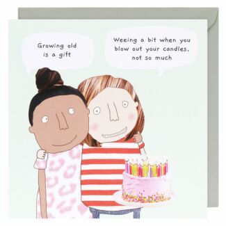 Blowing Out Candles Birthday Card