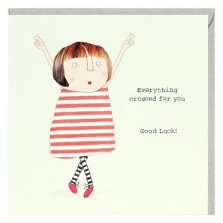 Everything Crossed Good Luck Card