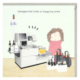 Bagging Area Greetings Card