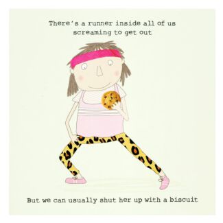 ‘Runner Biscuit’ Greetings Card