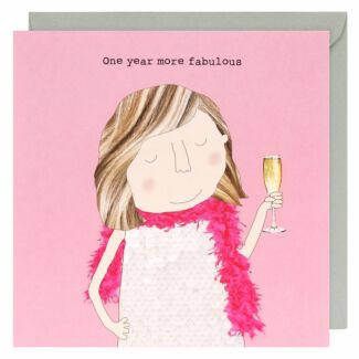 One Year More Fabulous Birthday Card