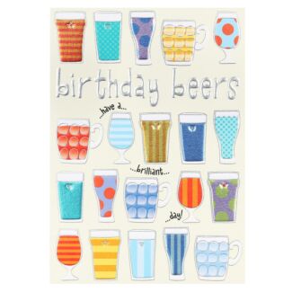 Rise & Shine Beers Birthday Card