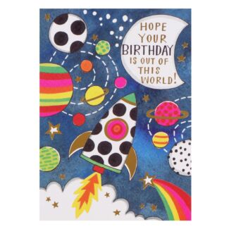 Spot ‘Rocket’ Out of this World Birthday Card