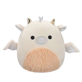 7.5” Buck The Cream & Peach Dragon Plush
