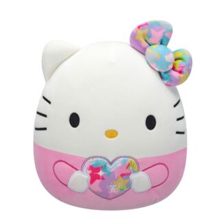 Hello Kitty 10” with Rainbow Heart Plush