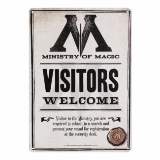 Ministry Of Magic Metal Wall Sign