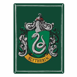 Slytherin Metal Wall Sign