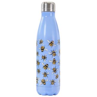 Blue Bumblebees 500ml Thermal Drinks Bottle