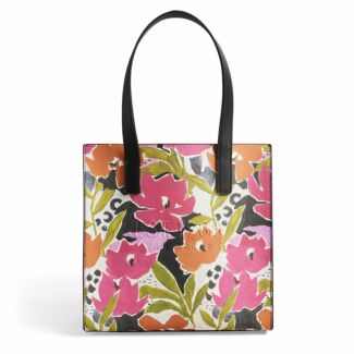 MALKCON Printed Magnolia Small Icon Bag