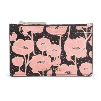 POPPSI Poppy Zip Leather Card Holder