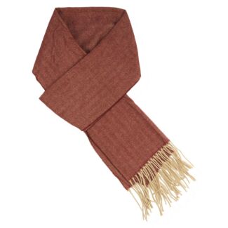 Red Striped Men's Scarf