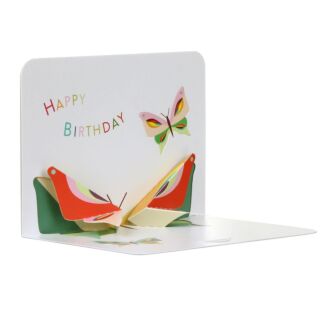 Butterfly Happy Birthday 3D Card