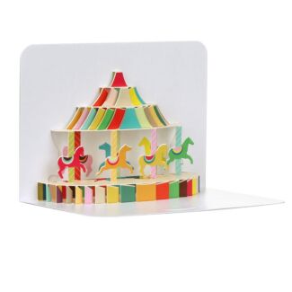 Carousel 3D Greetings Card