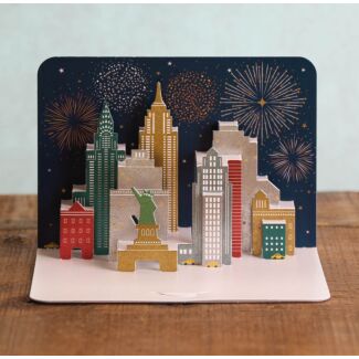 Celebrations Over New York 3D Card