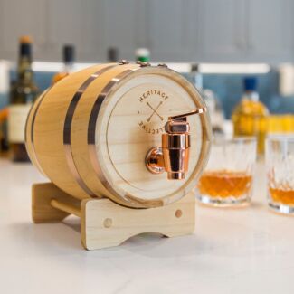 Mini Whisky Barrel Drinks Dispenser