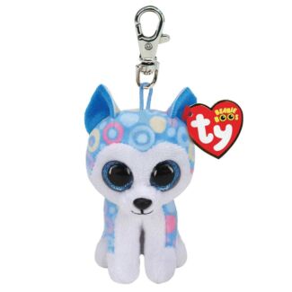 Helena Husky Beanie Boo Key Clip