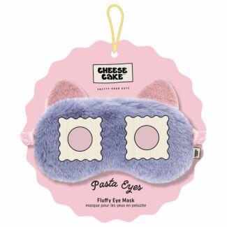 ‘Pasta Eyes’ Fuzzy Embroidered Eye Mask