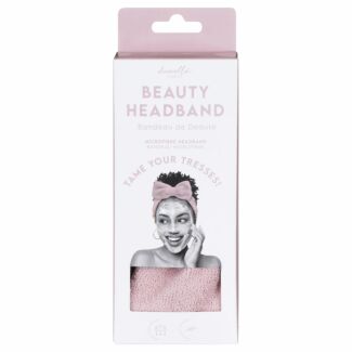 Pink Microfibre Beauty Headband 