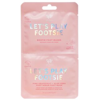 ‘Let’s Play Footsie’ Foot Mask Pack of 2