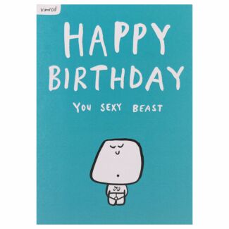 Sexy Beast Birthday Card