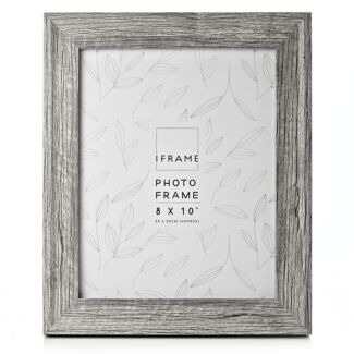 Mid Grey Wood 10 x 8 Photo Frame