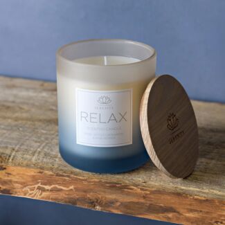 Serenity ‘Relax’ Rose, Cardamon & Pink Pepper 270g Glass Candle