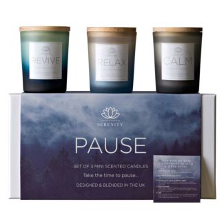 Serenity Pause Set of 3 70g Candles