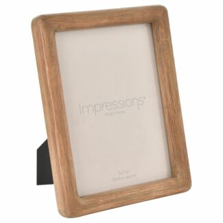 Impressions Oak Effect 5x7 Photo Frame