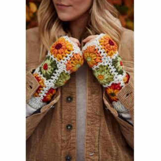 Woodstock Oatmeal Fingerless Gloves