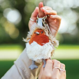 Plush Adele Robin Character Keyring