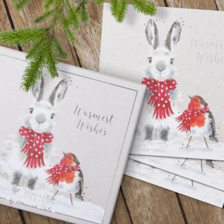 ‘Snow Angels’ Set of 8 Luxury Boxed Christmas Cards