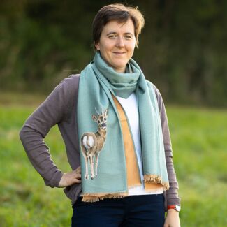 ‘The Roe Deer’ Winter Scarf