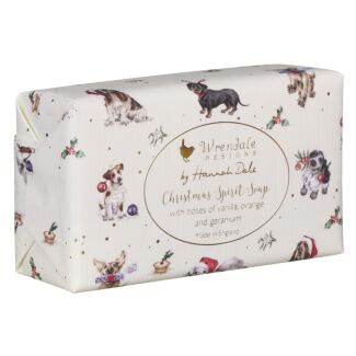 Dog Christmas Spirit 190g Christmas Soap Bar