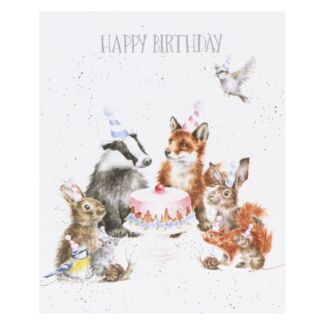 ‘Woodland Party’ Birthday Card