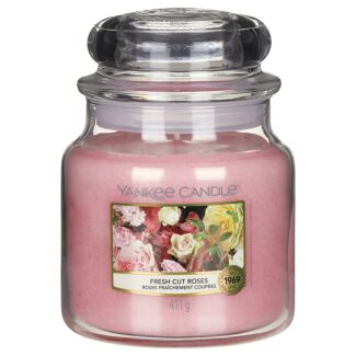 Fresh Cut Roses Medium Jar Candle