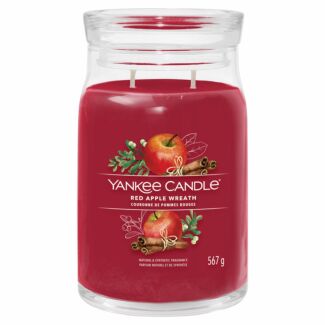 Red Apple Wreath Signature Large Jar Candle