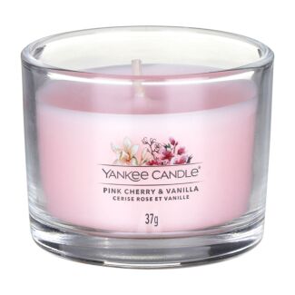 Pink Cherry Vanilla Single Signature Filled Votive
