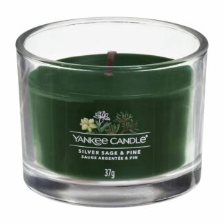 Silver Sage & Pine Single Signature Filled Votive