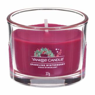 Sparkling Winterberry Single Signature Filled Votive