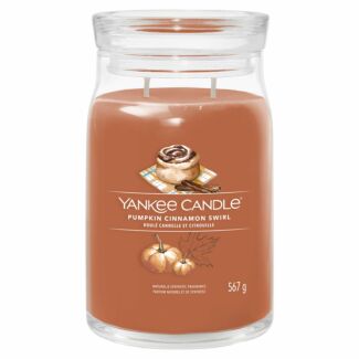 Pumpkin Cinnamon Swirl Signature Large Jar Candle